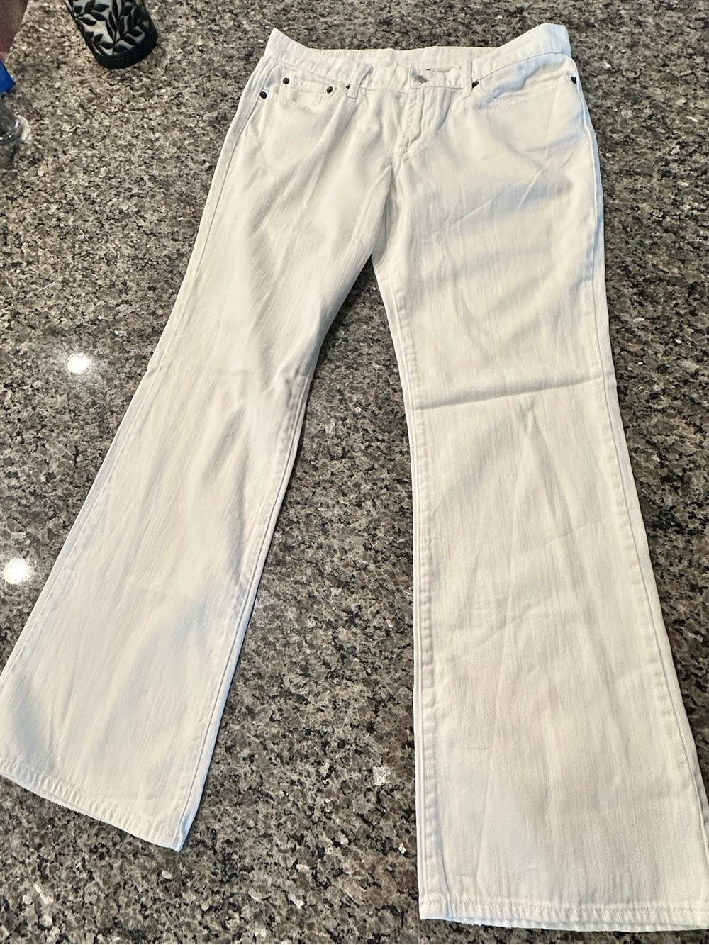 Lucky Brand White Flare Jeans
